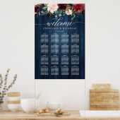 Poster Bois de Bourgogne ardoise rustique (Cuisine)