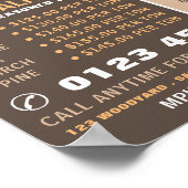 Poster Bois de chauffage, Bois de sciage/Bois/Jardin de b (Coin)