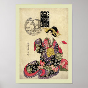 Poster Bois de graveur japonais