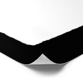 Poster Bois de la ferme victorienne Animaux Chat noir (Coin)