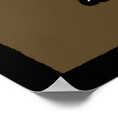 Poster Bois de l'État victorien Animaux de la ferme Bulld (Coin)