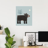 Poster Bois de l'ours mou (Bureau à domicile)