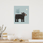 Poster Bois de l'ours mou (Cuisine)