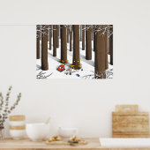 POSTER BOIS DE NEIGE (Cuisine)