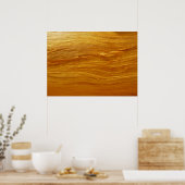 Poster Bois de pin I Faux Texture en bois (Cuisine)