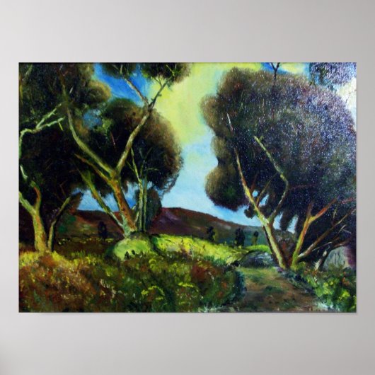 POSTER BOIS DE PINÈDE EN TOSCANE (Devant)