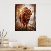 Poster Bois de Sucre de Bison de l'Érable (Cuisine)