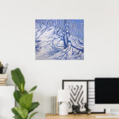 Poster Bois d'hiver près de Courcheval 2008 (Bureau à domicile)