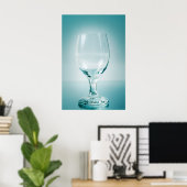 Poster Bois du verre. Art (Bureau à domicile)