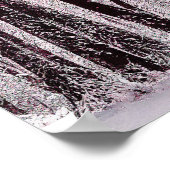 POSTER BOIS FORESTIER NEIGE HIVER SCÉNARIO (Coin)