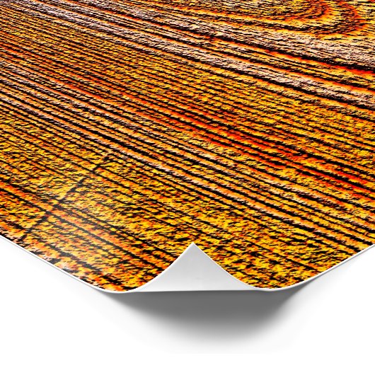 Poster  Bois - formes géométriques texturées (Coin)