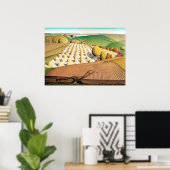 Poster Bois Grant - Pellage automnal (Bureau à domicile)