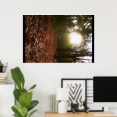 Poster Bois inférieur (Bureau à domicile)