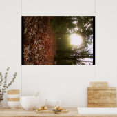 Poster Bois inférieur (Cuisine)