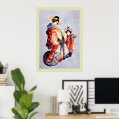 Poster Bois japonais (Bureau à domicile)