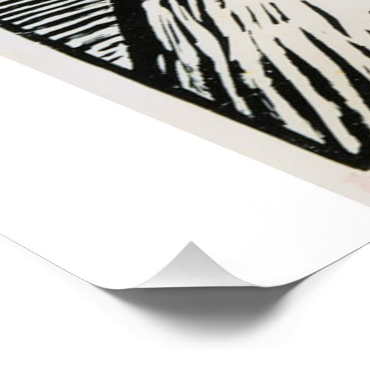 Poster Bois médiéval (Coin)