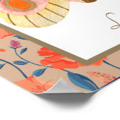 Poster Bois Moth Terme Floral Custom Wall Art (Coin)