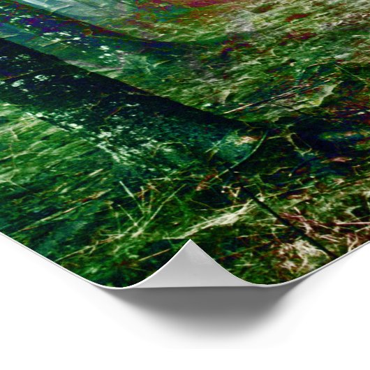 Poster Bois peint (Coin)