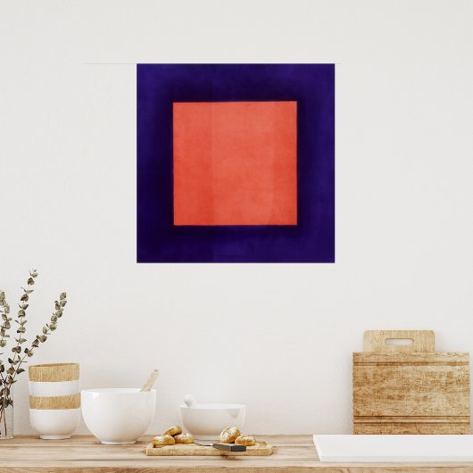 Poster bois rouge (Cuisine)