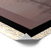 Poster Bois sont adorables - Robert Frost citation - art (Coin)