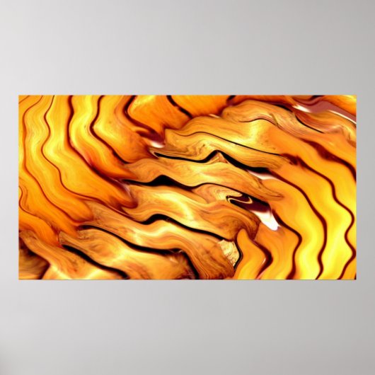 Poster Bois torse jaune (Devant)