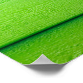 Poster Bois vert et jaune (Coin)