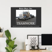 Poster boiser (Bureau à domicile)