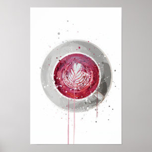 Poster Boisson au betterave rouge