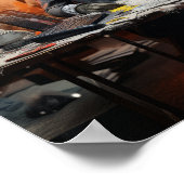 Poster Boisson Chameleon Métissant - Cubism Panorama 8K H (Coin)