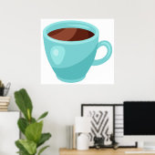 Poster Boisson Chocolat Chaud (Bureau à domicile)