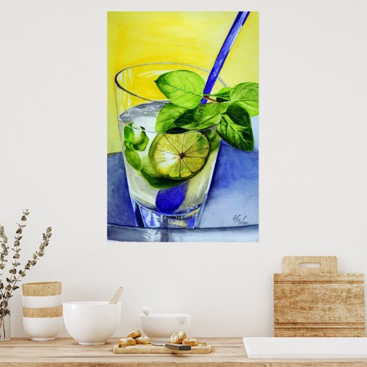 Poster Boisson cool (Cuisine)