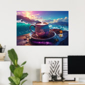 POSTER BOISSON DES DIEUX - CACAO (Bureau à domicile)