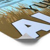 Poster Boisson d'orignal au lac - Yukon, Alaska (Coin)