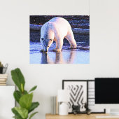 Poster Boisson d'ours polaire (Bureau à domicile)
