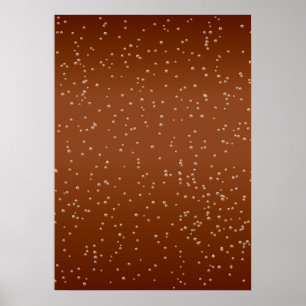 Poster Boisson Racine avec Fond d'Art à Petites Bulles