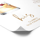 Poster Boisson Signature Cocktail Aquarelle Boho Indépend (Coin)