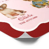 Poster Boisson signature Saint-Valentin pour chien de com (Coin)