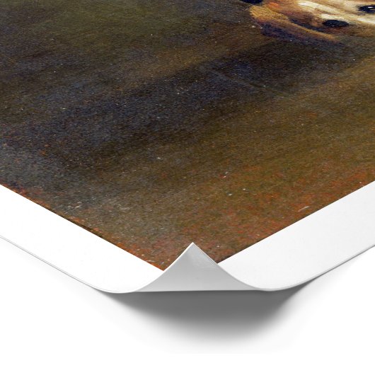 Poster Boisson sur l'odeur, c.1760 (huile sur papier posé (Coin)