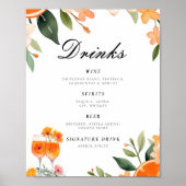 Poster Boissons Bar Fête des mariées Aperol Spritz Pannea (Devant)