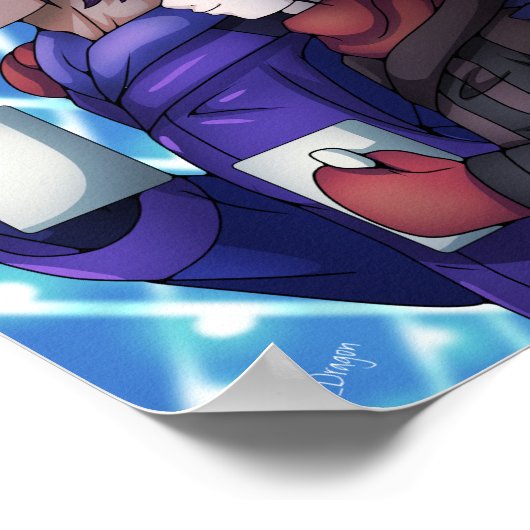 Poster Boissons chaudes pour une nuit froide (Coin)