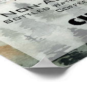 Poster Boissons Cocktail Alcool Bar MODIFIABLE (Coin)