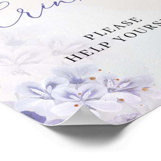 Poster Boissons de sauce mauve mauve mauve mauve mauve ma (Coin)