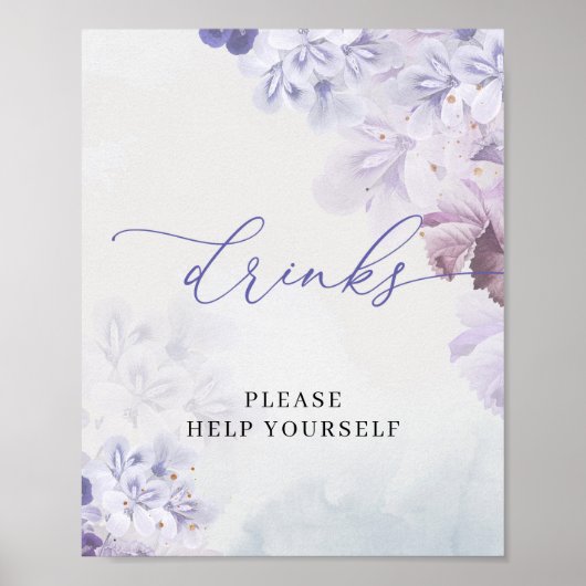 Poster Boissons de sauce mauve mauve mauve mauve mauve ma (Devant)