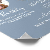 Poster Boissons de signature de mariage de chien de compa (Coin)