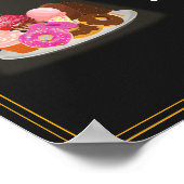 Poster Boissons du Menu de la Restauration Rapide | Desse (Coin)