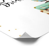 Poster Boissons en vol Panneau bar Voyage Douche Aventure (Coin)