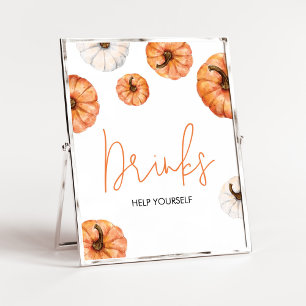 Poster Boissons minimalistes pour petits Baby showers Cit