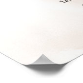 Poster Boissons Panneau Menu Automne Mariage Eucalyptus (Coin)