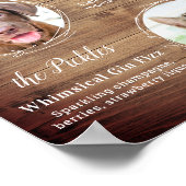 Poster Boissons Signature de Mariage de Chien de Compagni (Coin)