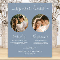 Boissons Signature Photo personnalisée Mariage Ble